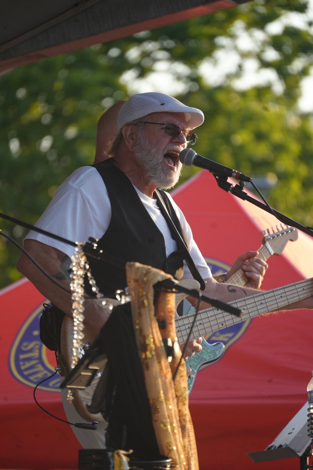 Dennis Boro on bass